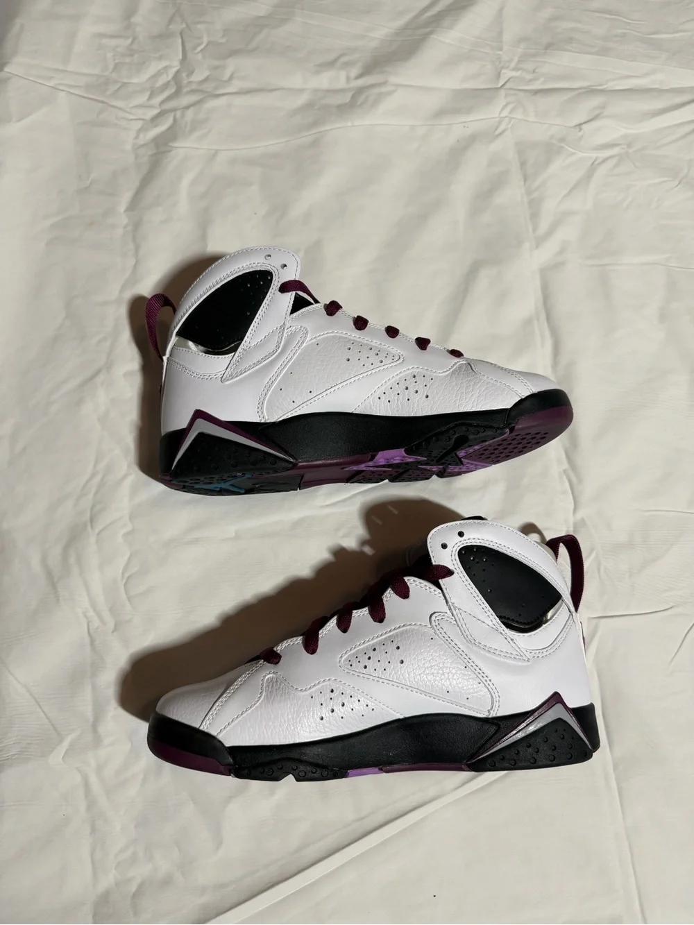 Air Jordan 7 Retro GG size 6.5 White/Fuchsia Glow